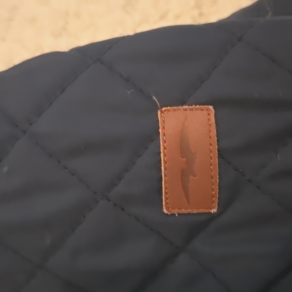 Kids Quilted Navy Jacket - Picture 2 of 5